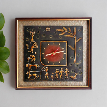 Handcrafted Harappan Civilization  Terracotta Wall Clock