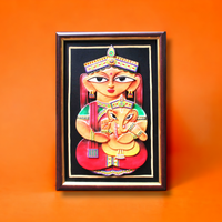 Handcrafted Bengali Style Maa Durga and Ganesha Artwork